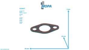 GASKET - 01154015 suitable for Deutz engines