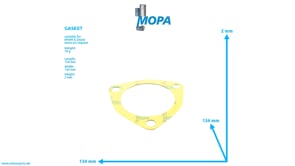 GASKET - 04070578 suitable for MWM & Deutz engines