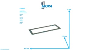 GASKET - 12163441 suitable for MWM & Deutz engines