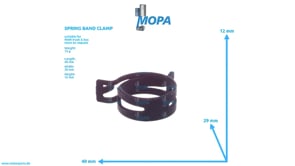 SPRING BAND CLAMP - 06674201229 suitable for MAN D engines SPRING BAND CLAMP - 06674201229 suitable for MAN D engines