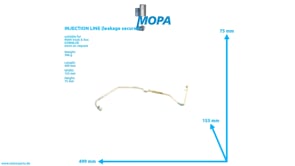 INJECTION LINE (leakage secured) - 51103030882 suitable for MAN D engines INJECTION LINE (leakage secured) - 51103030882 suitable for MAN D engines