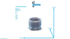 THREADED BUSHING - 51920100049 suitable for MAN D-engines