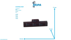 DAEMPFUNGSSTREIFEN - 5370780038 passend für MTU Motoren