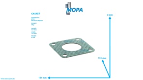 GASKET - 5562030980 suitable for MTU engines