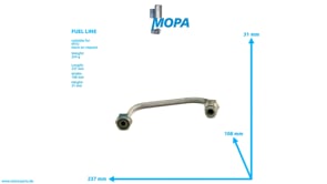 KRAFTSTOFFLEITUNG - 5800709338 passend für MTU Motoren