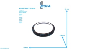 ROTARY SHAFT LIP SEAL - 8148259 suitable for Volvo/Volvo Penta engines