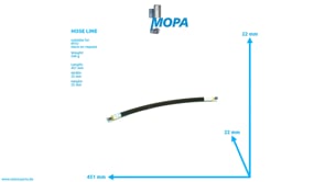 SCHLAUCHLEITUNG - 735038008101 passend für MTU Motoren