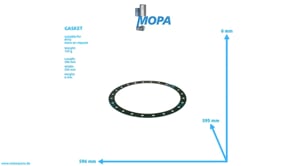 GASKET - 8499971010 suitable for MTU engines