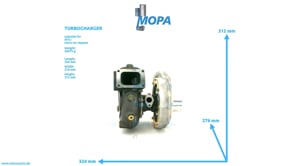 ABGASTURBOLADER - 0100961199 passend für MTU Motoren