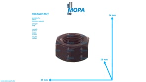 HEXAGON NUT - 01112893 suitable for Deutz engines HEXAGON NUT - 01112893 suitable for Deutz engines