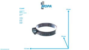 CLAMP - 01166430 suitable for Deutz engines