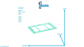 GASKET - 01340137 suitable for Deutz engines