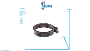 CLAMP - 01181508 suitable for Deutz engines