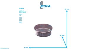 COVER - 51916060090 suitable for MAN D engines