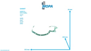 GASKET - 12161810 suitable for MWM & Deutz engines