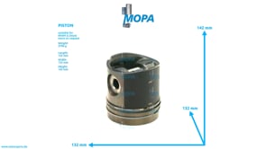 KOLBEN - 12163132 passend für MWM & Deutz Motoren