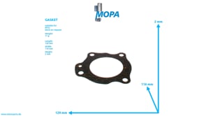 GASKET - 5552031980 suitable for MTU engines