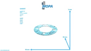 GASKET - 5601870080 suitable for MTU engines GASKET - 5601870080 suitable for MTU engines