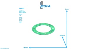 GASKET - 12184453 suitable for MWM & Deutz engines