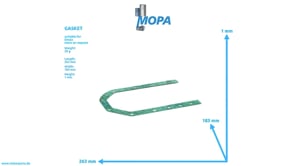 GASKET - 12270880 suitable for Deutz engines