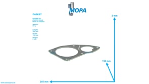 DICHTUNG - 12313152 passend für MWM & Deutz Motoren