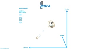INLET VALVE - 12420827 suitable for MWM & Deutz engines