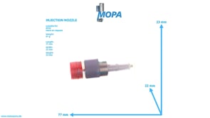 INJECTION NOZZLE - 0010171612 suitable for MTU engines