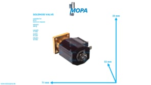 SOLENOID VALVE - 0015406597 suitable for MTU engines
