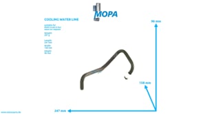 COOLING WATER LINE - 51063035930 suitable for MAN D engines