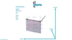 FLOATING SEAL - 01167361 suitable for Deutz engines