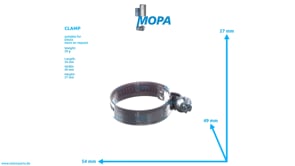 CLAMP - 01177986 suitable for Deutz engines