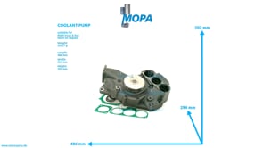KUEHLMITTELPUMPE - 51065006598 passend für MAN D Motoren