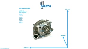 KUEHLMITTELPUMPE - 51065006714 passend für MAN D Motoren