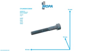 CYLINDER SCREW - 06020934312 suitable for MAN D-engines