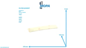 FILTER ELEMENT - 8591840001 suitable for MTU engines FILTER ELEMENT - 8591840001 suitable for MTU engines
