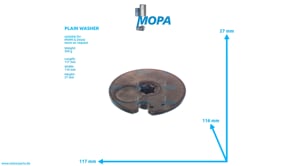 PLAIN WASHER - 12137011 suitable for MWM & Deutz engines