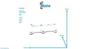 GASKET - 12161820 suitable for MWM & Deutz engines