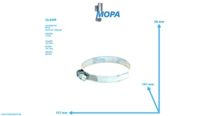 CLAMP - 900288136003 suitable for MTU engines CLAMP - 900288136003 suitable for MTU engines