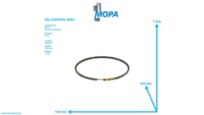 OIL CONTROL RING - 0120370618 suitable for MTU engines OIL CONTROL RING - 0120370618 suitable for MTU engines