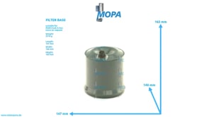 FILTER BASE - 51055026007 suitable for MAN D-engines