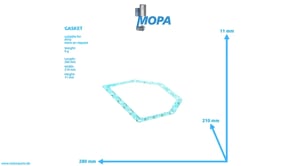 GASKET - 5502034880 suitable for MTU engines GASKET - 5502034880 suitable for MTU engines