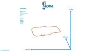 GASKET - 5840983680 suitable for MTU engines