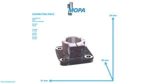 CONNECTING PIECE - 5901500044 suitable for MTU engines