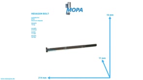 HEXAGON BOLT - 000931010195 suitable for MTU engines