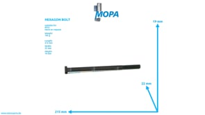 HEXAGON BOLT - 000931012107 suitable for MTU engines