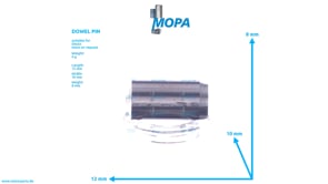 DOWEL PIN - 01105127 suitable for Deutz engines