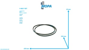 V-BELT SET - 0039975292 suitable for MTU engines
