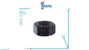 HEXAGON NUT - 01112870 suitable for Deutz engines