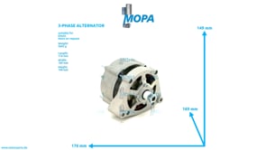 3-PHASE ALTERNATOR - 01183628 suitable for Deutz engines