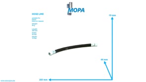 HOSE LINE - 01266124 suitable for Deutz engines HOSE LINE - 01266124 suitable for Deutz engines